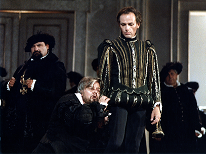 JR as Rigoletto with Marullo